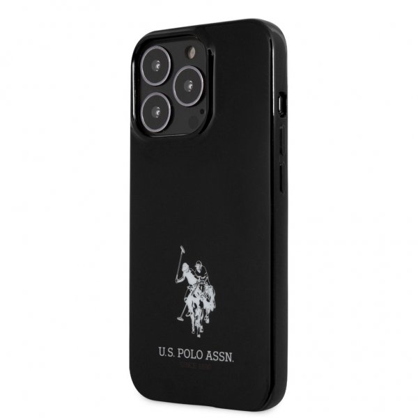 U.S. Polo iPhone 13 Pro Max -kuori logolla, musta