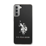 U.S. Polo Samsung Galaxy S21 Plus -kuori logolla, musta