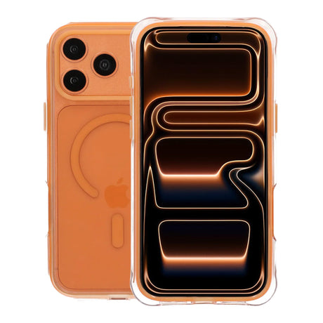 iPhone 17 Pro Max/iPhone 18 Pro Max Kuori Airbag MagSafe Oranssi