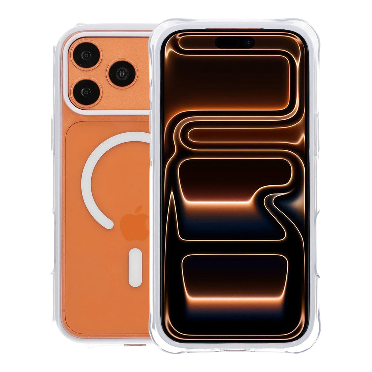 iPhone 17 Pro Max/iPhone 18 Pro Max Kuori Airbag MagSafe Valkoinen