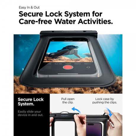 Spigen Vedenkestävä Kotelo Aqua Shield Musta