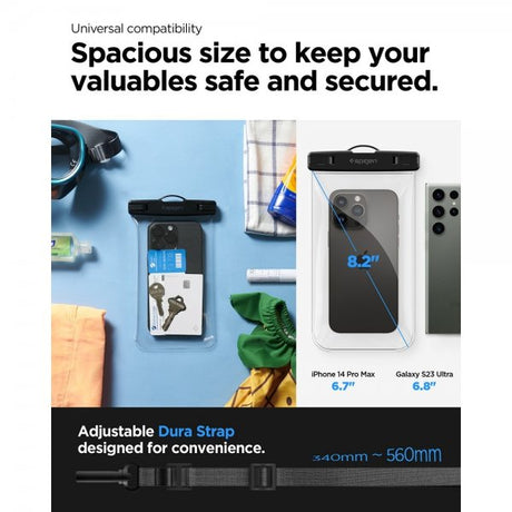Spigen Vedenkestävä Kotelo Aqua Shield Läpinäkyvä