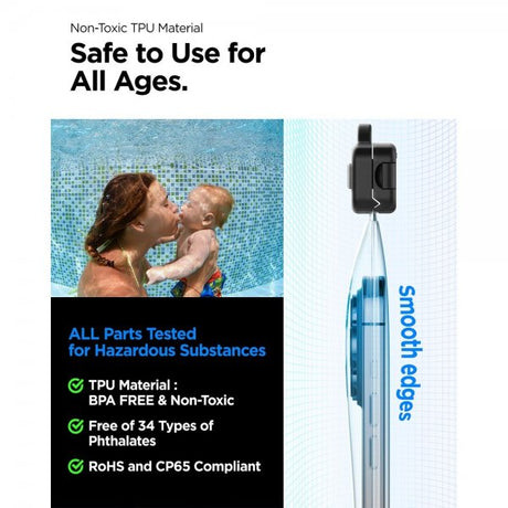 Spigen Vedenkestävä Kotelo Aqua Shield Läpinäkyvä