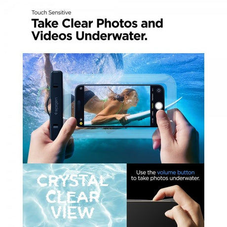 Spigen Vedenkestävä Kotelo Aqua Shield Läpinäkyvä