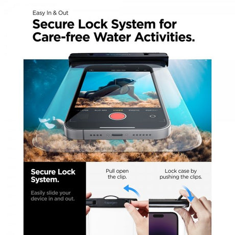 Spigen Vedenkestävä Kotelo Aqua Shield Läpinäkyvä