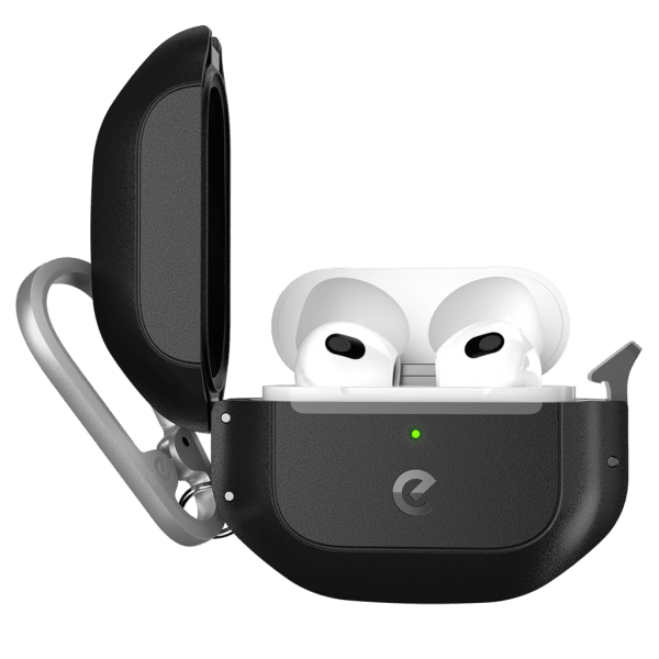 KeyBudz AirPods 3 -suojakuori Element Series Carbon Black