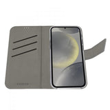 Celly Samsung Galaxy S25 suojakotelo Wally Wallet Case, musta