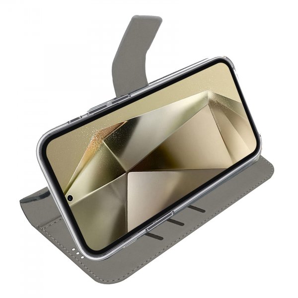 Celly Samsung Galaxy S25 Ultra Kotelo Wally Wallet Case Musta