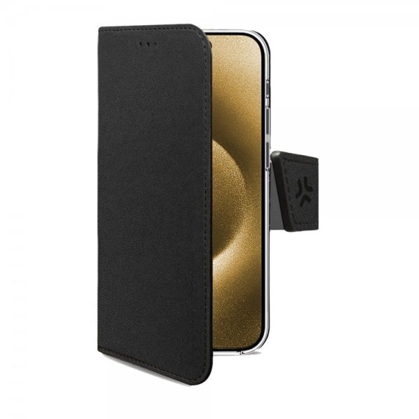 Celly iPhone Air -lompakkokotelo Wally Wallet Case, musta