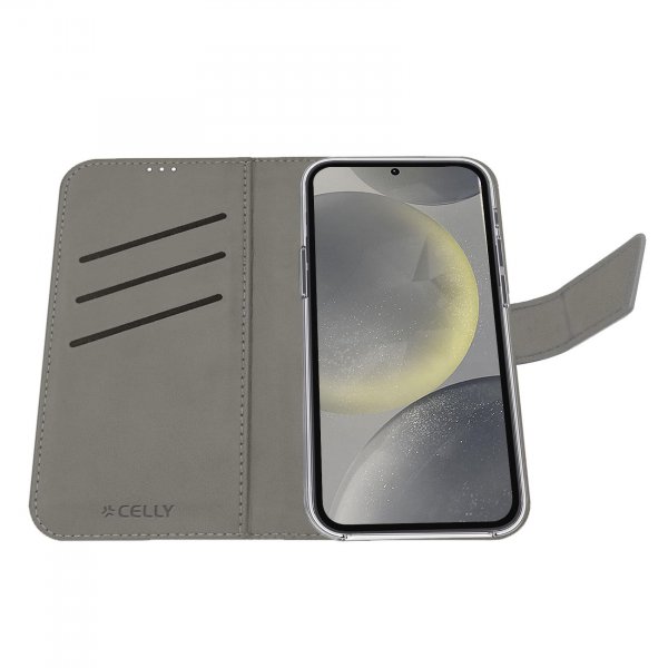 Celly Samsung Galaxy S26 -kotelo Wally Wallet Case, musta