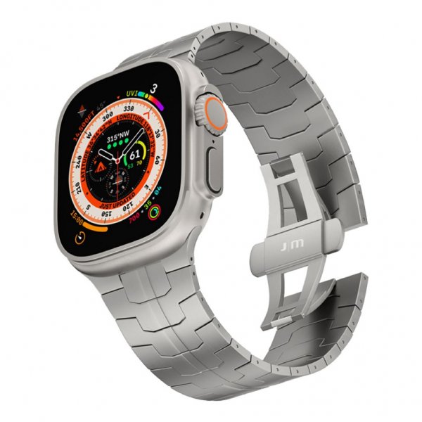 Just Mobile Apple Watch Ultra 49 mm ranneke titaani