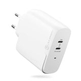 ALOGIC Rapid Power 2-porttinen (45+18W) GaN laturi sis. 2m USB-C latauskaapelin