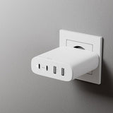 ALOGIC Rapid Power 4-porttinen 100W GaN-laturi sis. 2 metrin USB-C latauskaapelin