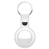 KeyBudz AirTag -pidike, nahka, 2 kpl, valkoinen