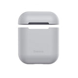 Baseus AirPods 1/2 kuori, silikonia, harmaa