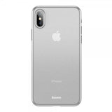Baseus iPhone X/Xs Wing-suojakuori, valkoinen