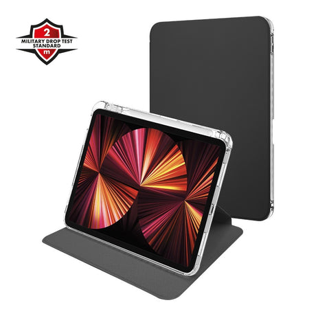 X2O iPad Pro 11 (M4/M5) Kotelo 2in1 Mag Folio 360 Musta