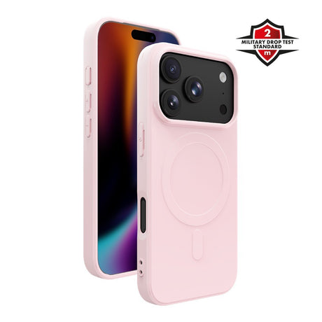 X2O iPhone 17 Pro/iPhone 18 Pro Kuori Mag Color Vaaleanpunainen