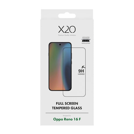 X2O Oppo Reno16 F Näytönsuoja Premium Full Screen