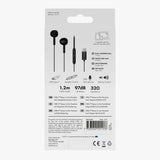 X2O Johdolliset Kuulokkeet USB-C Capsule 1.2m Musta