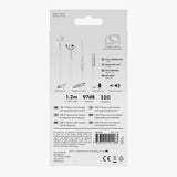 X2O Johdolliset Kuulokkeet USB-C Capsule 1.2m Valkoinen