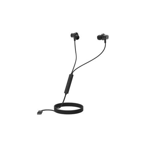 X2O Langalliset Kuulokkeet USB-C Silicone In-Ear ANC 1.2m Musta