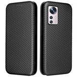Xiaomi 12 Pro Kotelo Hiilikuitutekstuuri Musta