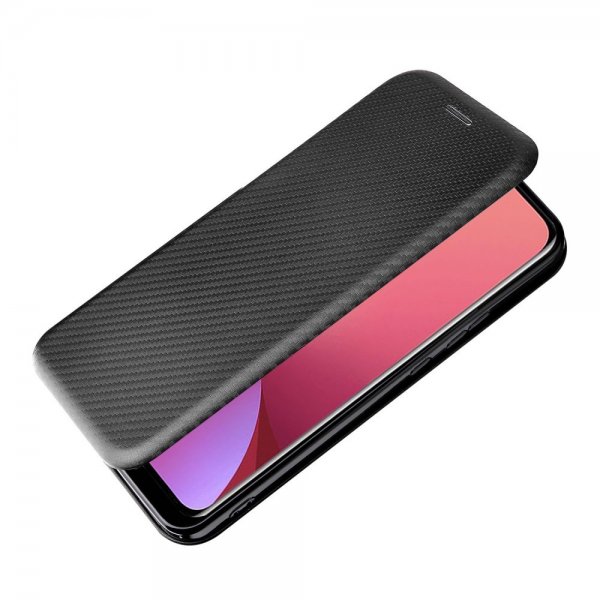 Xiaomi 12 Pro Kotelo Hiilikuitutekstuuri Musta