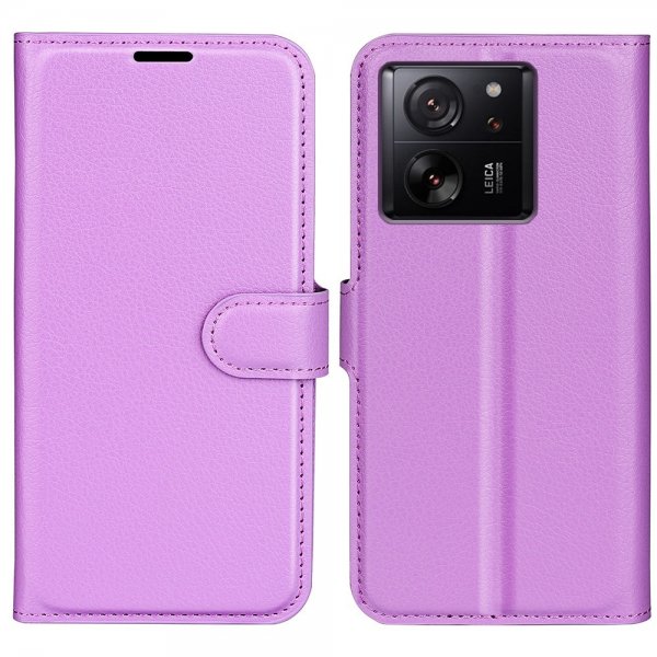 Xiaomi 13T/13T Pro Kotelo Litsi Violetti