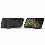 Xiaomi Poco M3 Suojakuori Armor Jalustatoiminto Musta