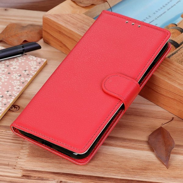 Xiaomi Redmi 12 Litchi Punainen Kotelo