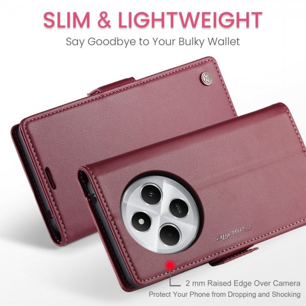 CaseMe Xiaomi Redmi 14C Fodral 023-sarja Punainen