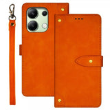Xiaomi Redmi Note 13 4G Kotelo hihnalla oranssi
