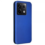 Xiaomi Redmi Note 13 5G Kotelo Hiilikuitutekstuuri Sininen