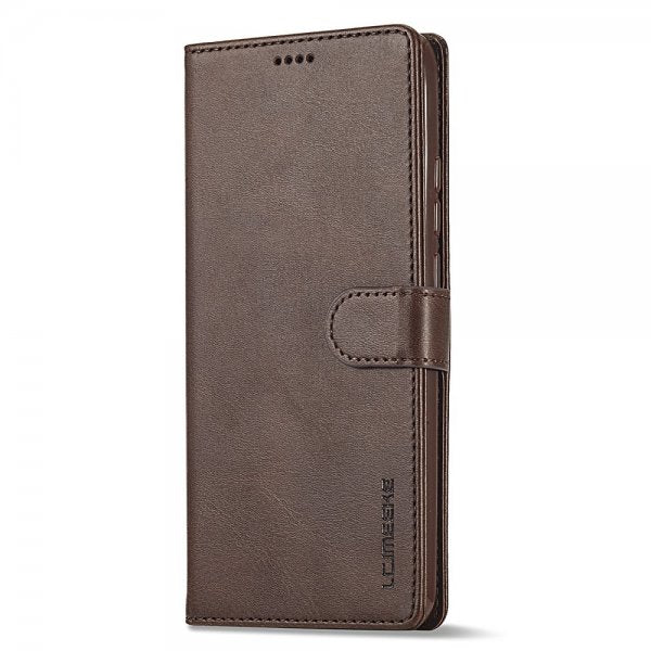 Lc.Imeeke Xiaomi Redmi Note 13 5G Kotelo korttipaikalla ja jalustatoiminnolla, ruskea