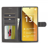 Lc.Imeeke Xiaomi Redmi Note 13 5G -suojakotelo korttipaikalla ja jalustatoiminnolla, harmaa