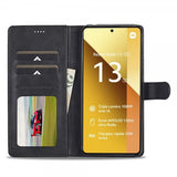 Lc.Imeeke Xiaomi Redmi Note 13 5G -suojakotelo korttipaikalla ja jalustatoiminnolla, musta