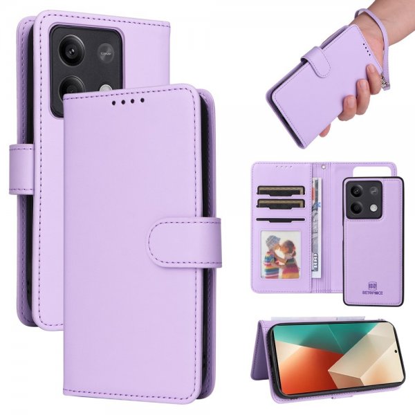 Xiaomi Redmi Note 13 5G -suojakotelo irrotettavalla kuorella 005 Violetti