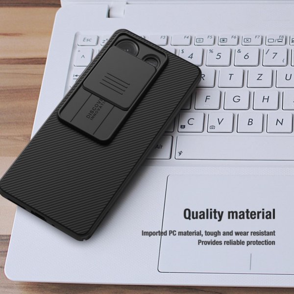 Nillkin Xiaomi Redmi Note 13 5G Kuori CamShield Musta