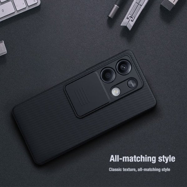 Nillkin Xiaomi Redmi Note 13 5G Kuori CamShield Musta