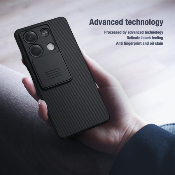 Nillkin Xiaomi Redmi Note 13 5G Kuori CamShield Musta
