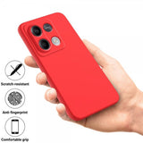 Xiaomi Redmi Note 13 5G Kuori Silikoninen Hihalla Punainen