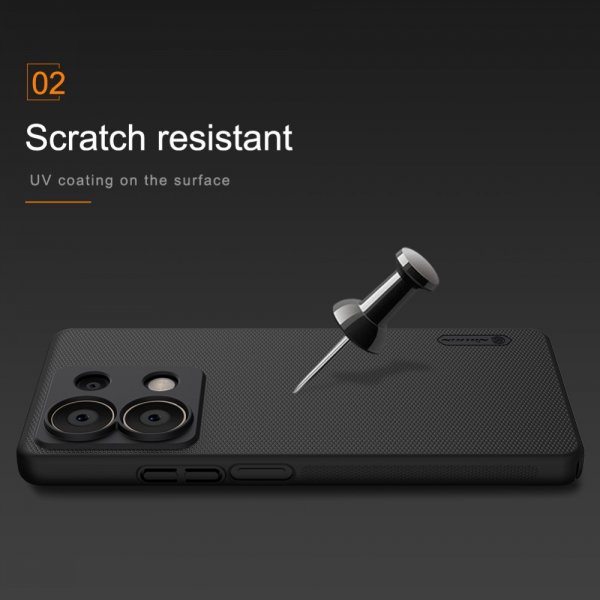 Nillkin Xiaomi Redmi Note 13 5G Kuori Super Frosted Shield Musta