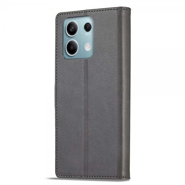 Lc.Imeeke Xiaomi Redmi Note 13 Pro 5G Suojakuori Korttipaikalla, Jalustatoiminto, Harmaa