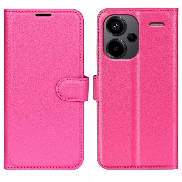 Xiaomi Redmi Note 13 Pro Plus 5G Litchi Magenta -suojakuori