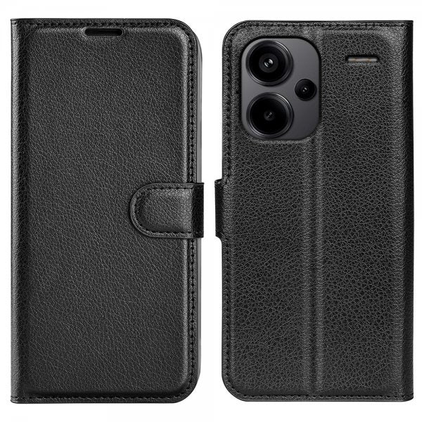 Xiaomi Redmi Note 13 Pro Plus 5G Litsi Musta Suojakuori