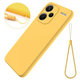 Xiaomi Redmi Note 13 Pro Plus 5G Kuori Hihnalla Silikoni Keltainen