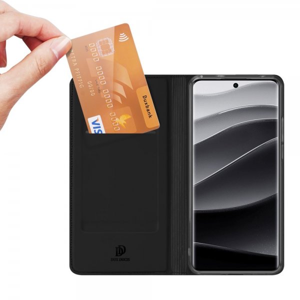Dux Ducis Xiaomi Redmi Note 14 Pro Plus 5G Suojakuori Skin Pro -sarja Musta