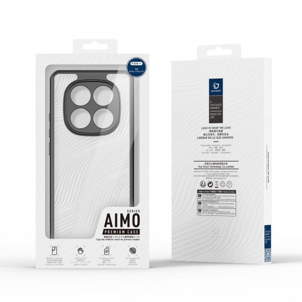 Dux Ducis Xiaomi Redmi Note 14 Pro 5G Suojakuori Aimo-sarja Musta