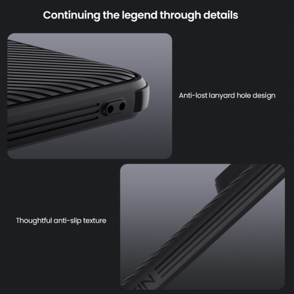 Nillkin Xiaomi Redmi Note 14 Pro Plus 5G -suojakuori CamShield Pro, musta